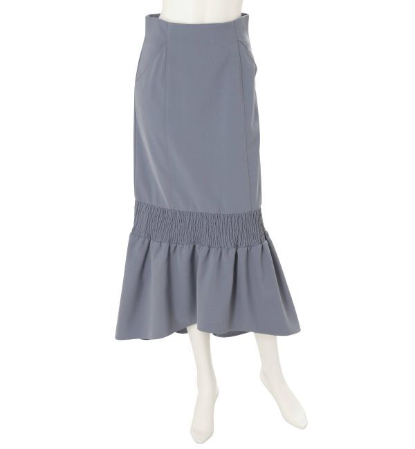 MERCURYDUO「シャーリングデザインイレヘムマーメイドスカート」|スカート|