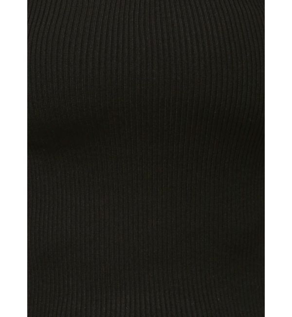 MERCURYDUO「ナローストラップバックスリットリブニット」|ニット・セーター|