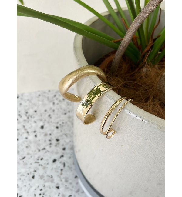 MERCURYDUO「ゴールドニュアンスバングル」|ブレスレット・バングル|