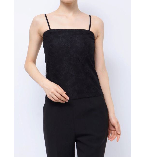 MERCURYDUO「2WAYカップ付レースベアインナー」|チューブトップ|ブラック