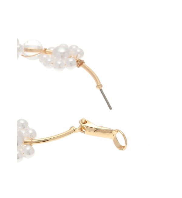 MERCURYDUO「フープフラワーピアス」|ピアス|