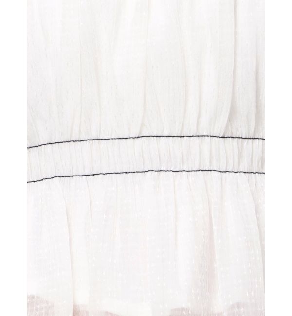 MERCURYDUO「2WAYオフショル五分袖シャーリングブラウス」|シャツ・ブラウス|