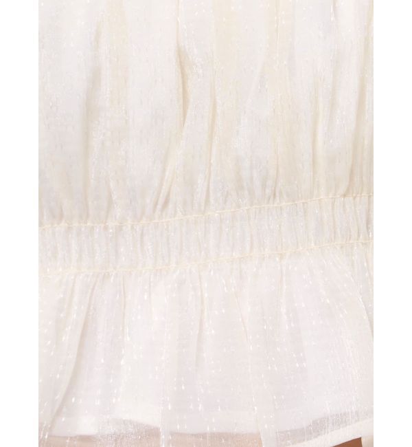 MERCURYDUO「2WAYオフショル五分袖シャーリングブラウス」|シャツ・ブラウス|