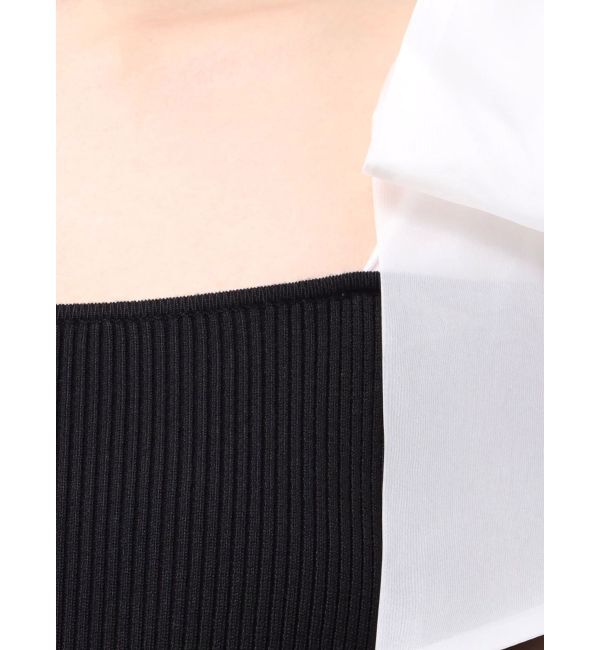 MERCURYDUO「ショルダーリボンニットワンピース」|ワンピース|