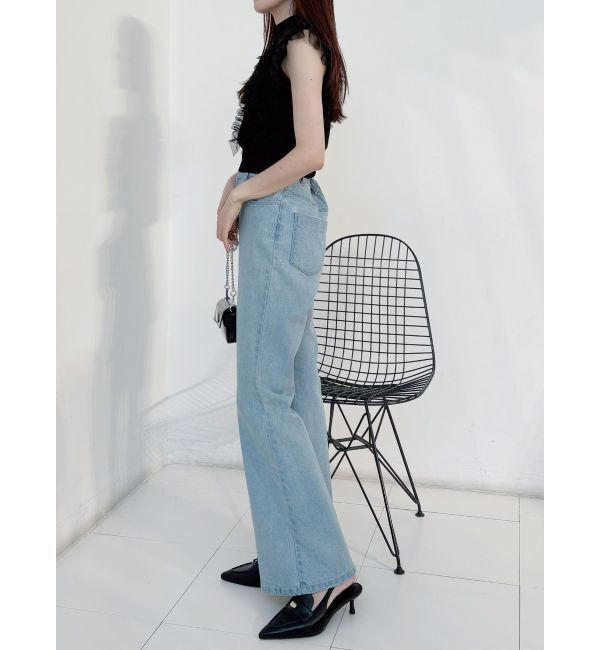 MERCURYDUO「チュールフリルニット」|ニット・セーター|