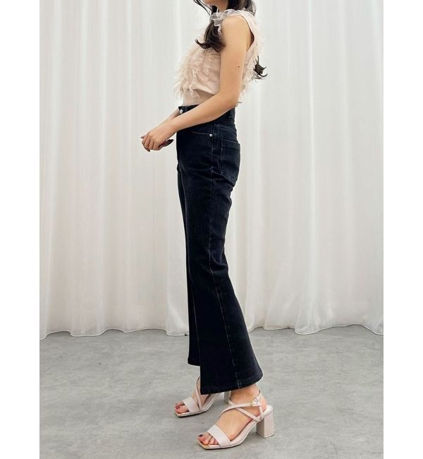 MERCURYDUO「チュールフリルニット」|ニット・セーター|