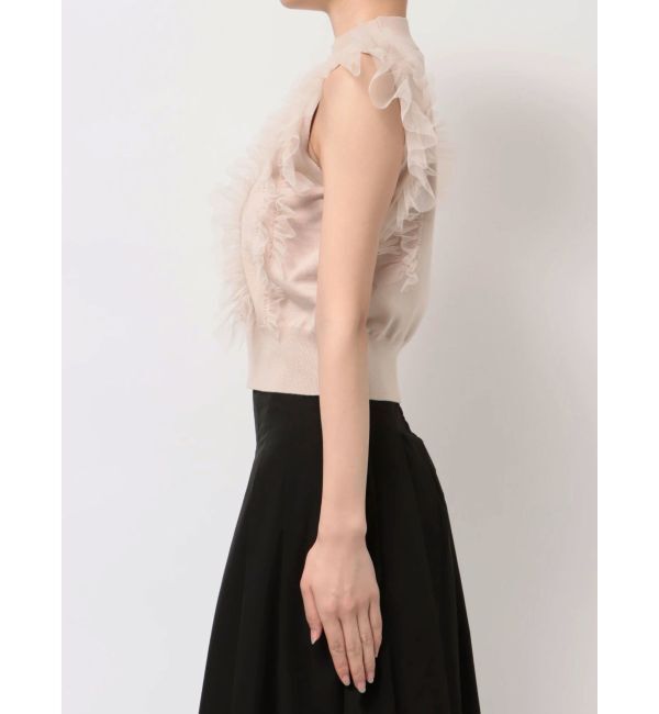 MERCURYDUO「チュールフリルニット」|ニット・セーター|