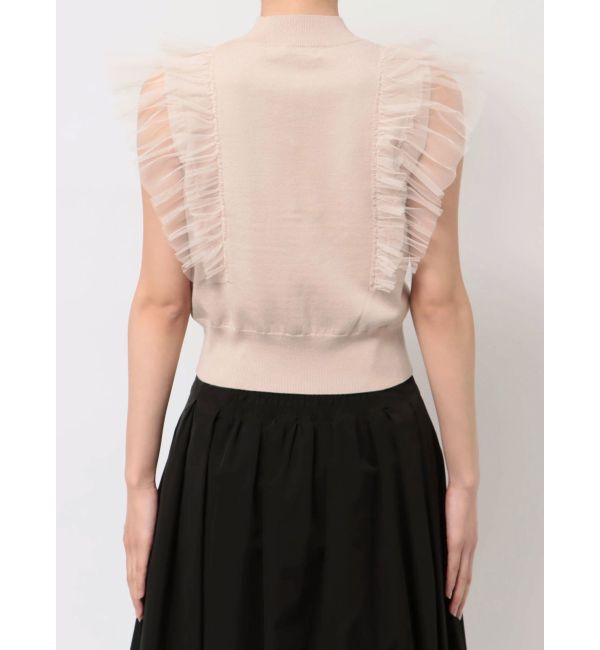 MERCURYDUO「チュールフリルニット」|ニット・セーター|