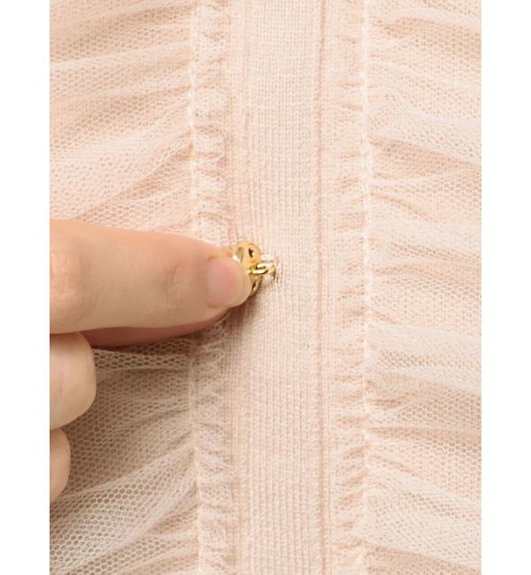 MERCURYDUO「チュールフリルニット」|ニット・セーター|