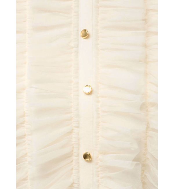 MERCURYDUO「チュールフリルニット」|ニット・セーター|