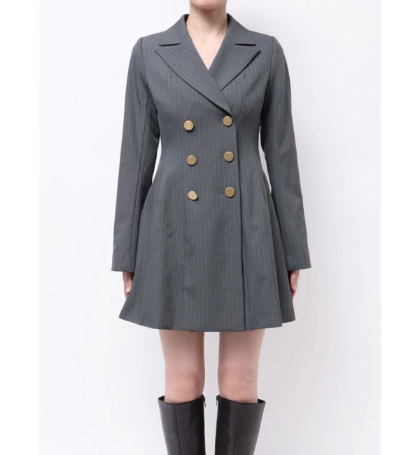 MERCURYDUO「2WAYフィットアンドフレアジャケットワンピース」|ワンピース|