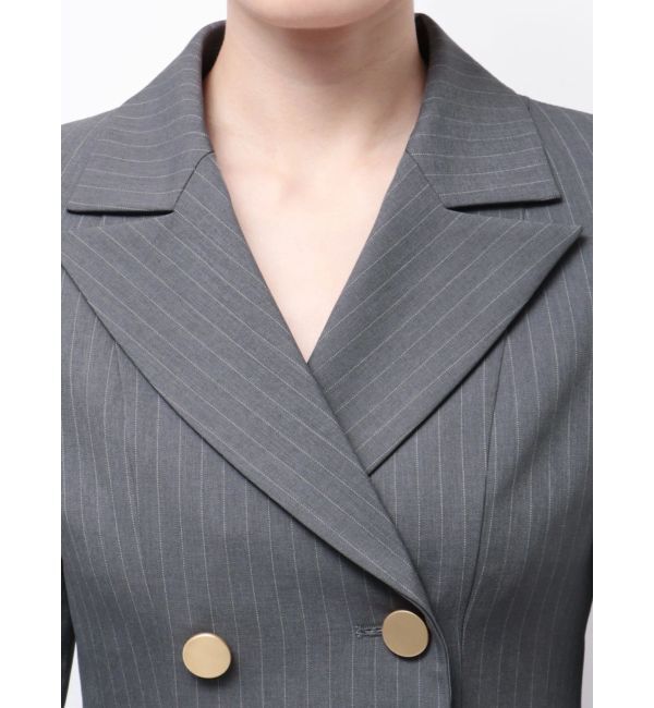 MERCURYDUO「2WAYフィットアンドフレアジャケットワンピース」|ワンピース|