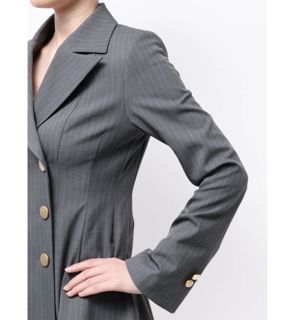 MERCURYDUO「2WAYフィットアンドフレアジャケットワンピース」|ワンピース|