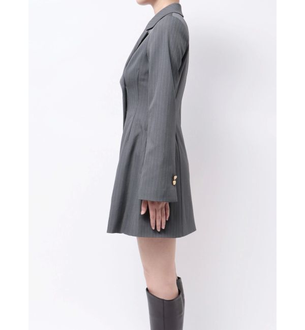 MERCURYDUO「2WAYフィットアンドフレアジャケットワンピース」|ワンピース|