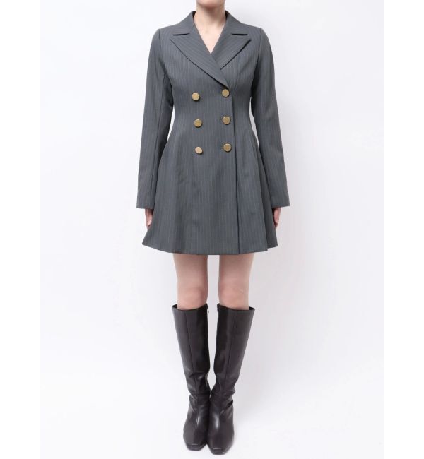 MERCURYDUO「2WAYフィットアンドフレアジャケットワンピース」|ワンピース|