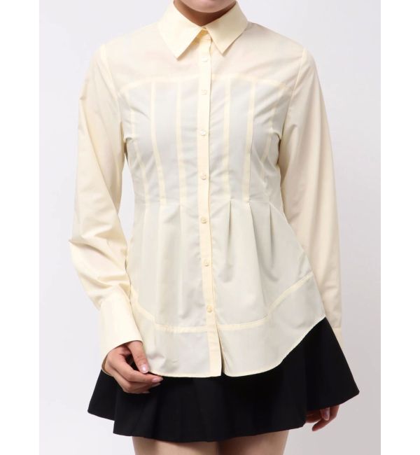 MERCURYDUO「コルセットシャツ」|シャツ・ブラウス|イエロー