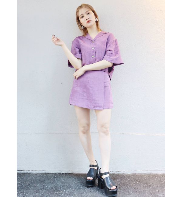 MURUA「ハイウエストラップミニスカート【セットアップ着用可】」|スカート|