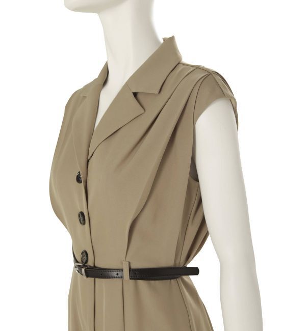 MURUA「ウエストベルトワイドロンパース」|オールインワン|