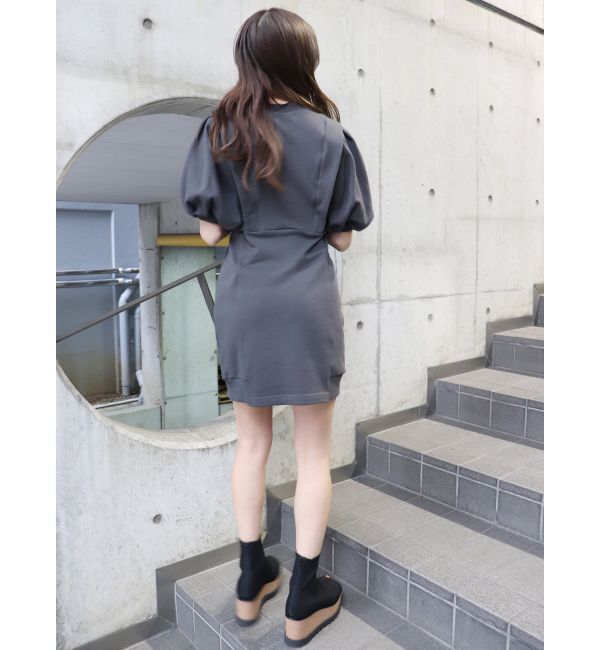 MURUA「サイドリブカットミニワンピース」|ワンピース|