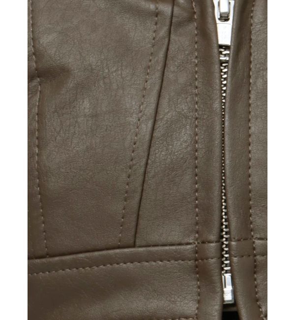 MURUA「フェイクレザービスチェ」|シャツ・ブラウス|