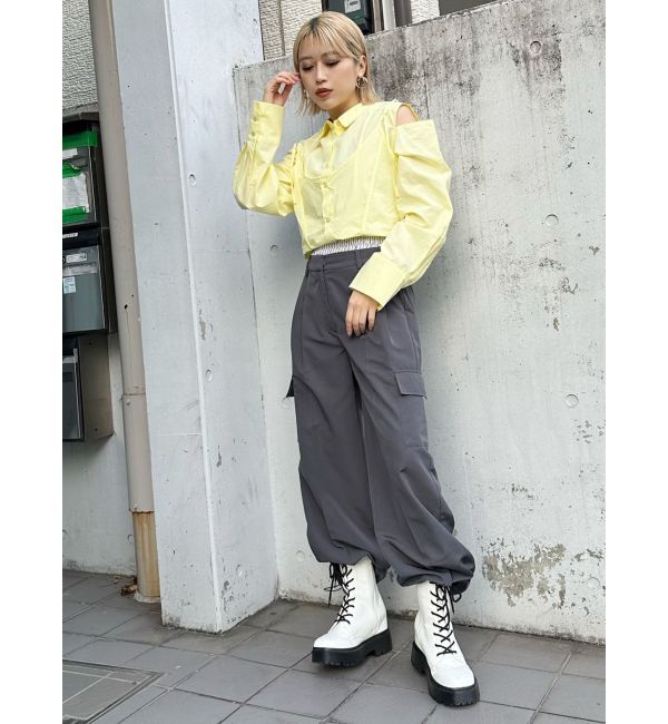 MURUA「ダブルウエストワイドパンツ【2WAY】」|その他|