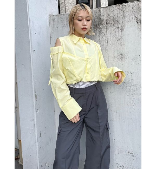 MURUA「ダブルウエストワイドパンツ【2WAY】」|その他|