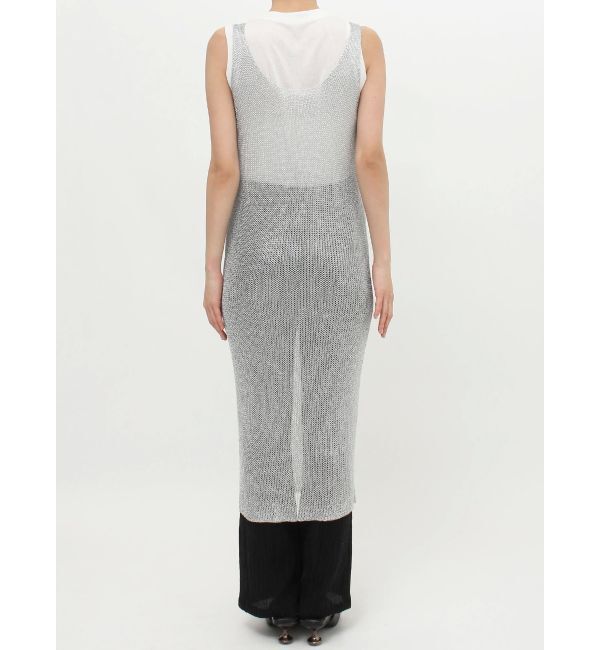 MURUA「メタリックメッシュロングワンピース」|ワンピース|