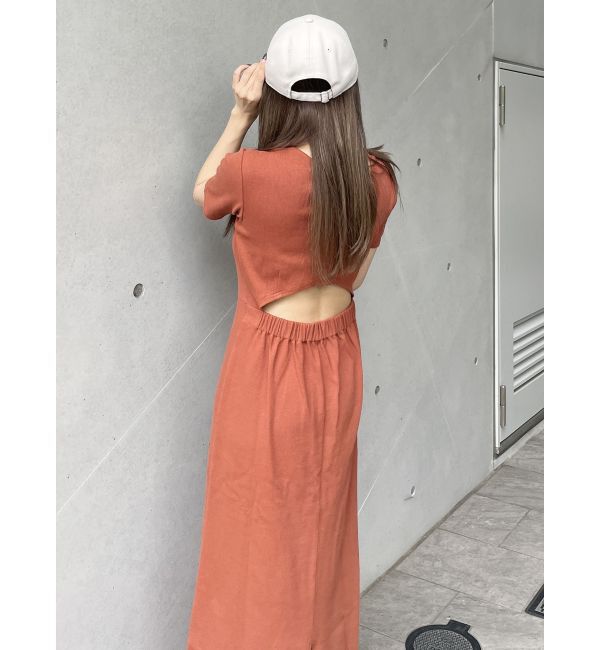 MURUA「アシメネックバックオープンワンピース」|ワンピース|