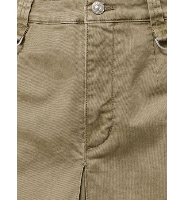 MURUA「ウォッシュカーゴスカートパンツ」|スカート|