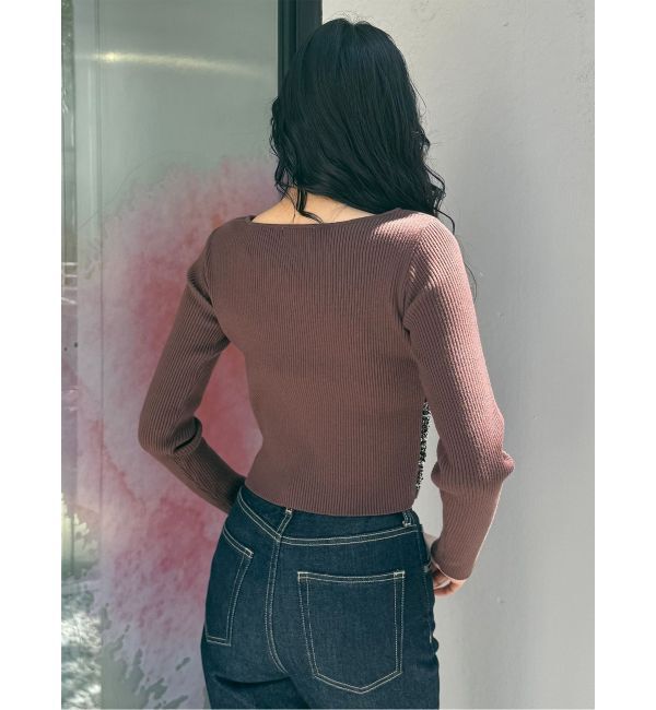 MURUA「ボレロライクストリングツイードニット」|ニット・セーター|