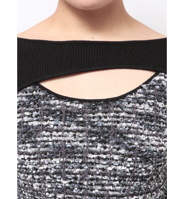 MURUA「ボレロライクストリングツイードニット」|ニット・セーター|