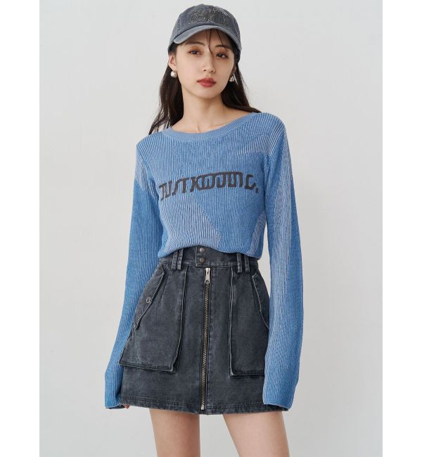 MURUA「フロントZIPアウトポケットミニスカート」|スカート|