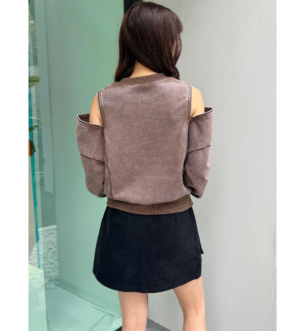 MURUA「フロントZIPアウトポケットミニスカート」|スカート|