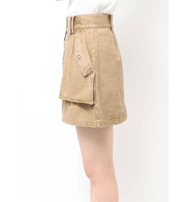 MURUA「フロントZIPアウトポケットミニスカート」|スカート|