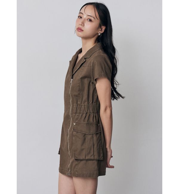 MURUA「ウォッシュミニワンピース」|ワンピース|