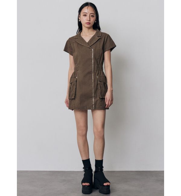 MURUA「ウォッシュミニワンピース」|ワンピース|