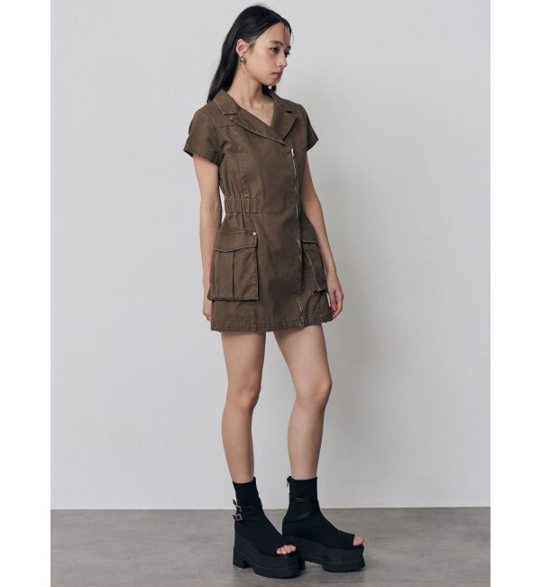 MURUA「ウォッシュミニワンピース」|ワンピース|