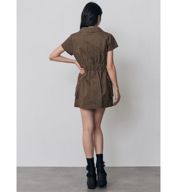 MURUA「ウォッシュミニワンピース」|ワンピース|