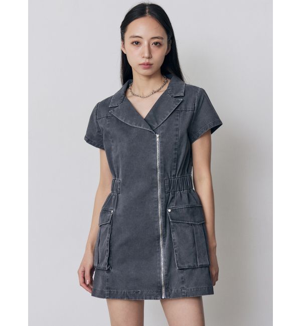 MURUA「ウォッシュミニワンピース」|ワンピース|