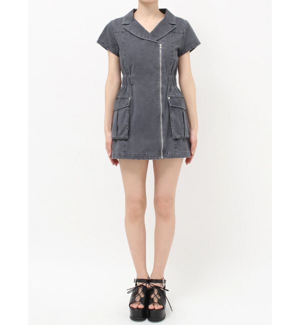 MURUA「ウォッシュミニワンピース」|ワンピース|