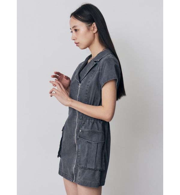 MURUA「ウォッシュミニワンピース」|ワンピース|