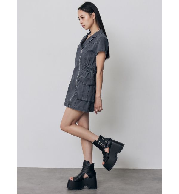 MURUA「ウォッシュミニワンピース」|ワンピース|