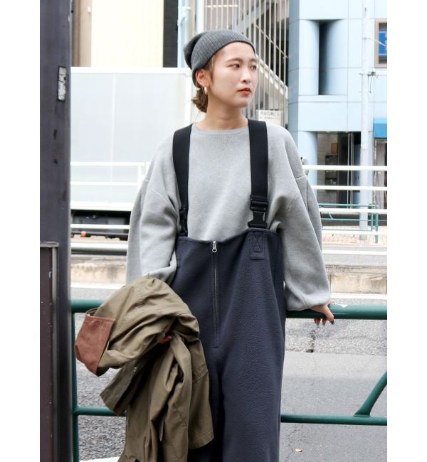 Ungrid「【WEB限定】スリーブタックスウェットライクルーズニット」|ニット・セーター|