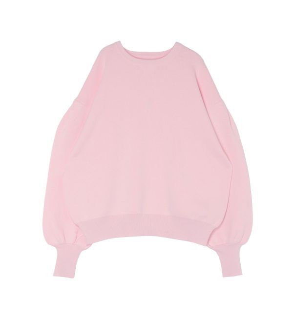 Ungrid「【WEB限定】スリーブタックスウェットライクルーズニット」|ニット・セーター|