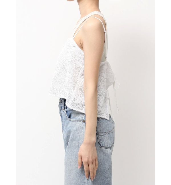 Ungrid「テープ刺繍キャミソール」|キャミソール|