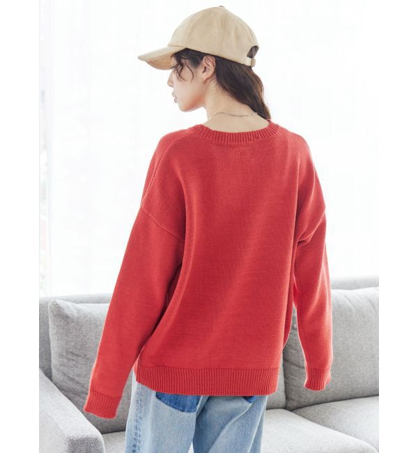 Ungrid「【WEB限定】ドッグモチーフジャカードニット」|ニット・セーター|