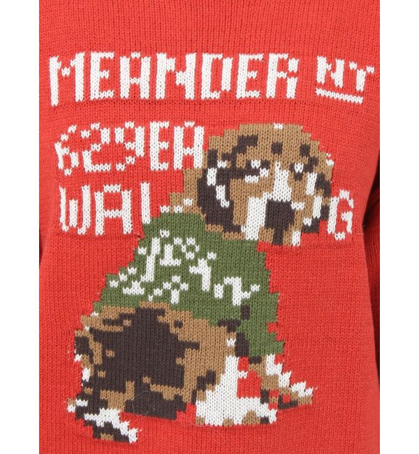 Ungrid「【WEB限定】ドッグモチーフジャカードニット」|ニット・セーター|