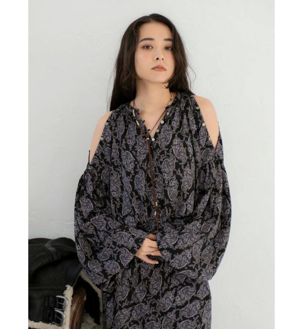 Ungrid「フラワープリントショートブラウス」|シャツ・ブラウス|