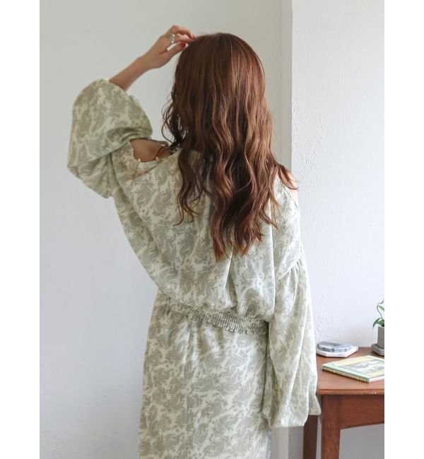 Ungrid「フラワープリントショートブラウス」|シャツ・ブラウス|