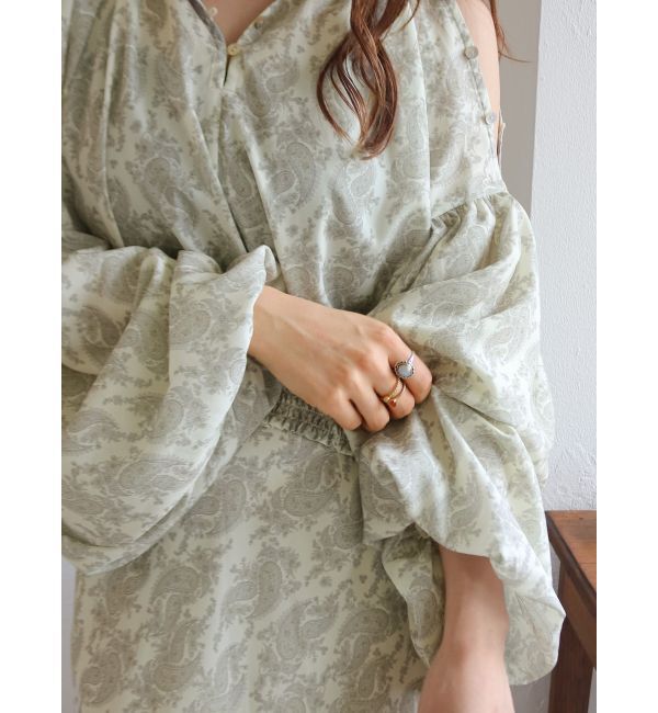 Ungrid「フラワープリントショートブラウス」|シャツ・ブラウス|